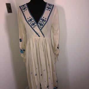 *NEW* Free People Off White Midi Coachella Dress